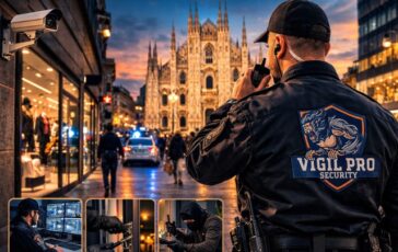 wide cinematic editorial image showing a security 364x230