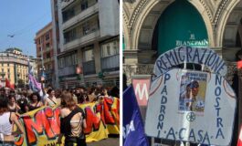 A Milano cortei contro i Patrioti. Lega in piazza Vogliamo Salvini al ministero dellInterno 265x160