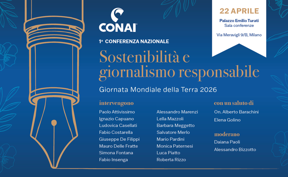 A Milano la prima conferenza nazionale Sostenibilità e giornalismo responsabile - Diretta domani dalle 9:30