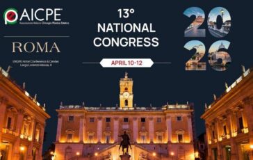 A Roma leccellenza della chirurgia plastica XIII Congresso nazionale Aicpe dal 10 al 12 aprile 364x230