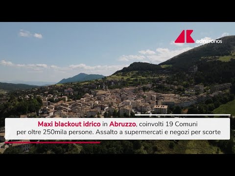 Abruzzo, 'blackout idrico' oggi e domani: i lavori tolgono l'acqua a 250mila persone