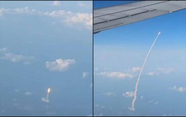 Artemis II verso la Luna il lancio visto dai passeggeri in volo 364x230