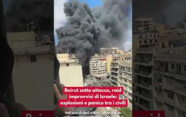 Beirut sotto attacco raid improvvisi di Israele esplosioni e panico tra i civili 364x230