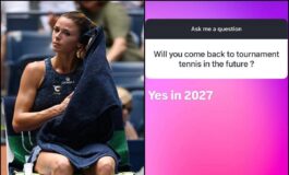 Camila Giorgi di nuovo in campo dopo il ritiro Nel 2027 torno a giocare tornei Wta 265x160