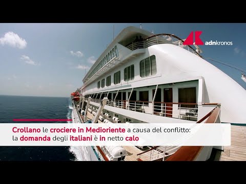Crollano le crociere in Medio Oriente, guerra spaventa gli italiani