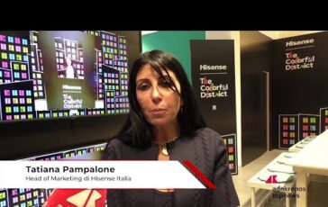 Design Week Pampalone Hisense Italia ‘nostra tecnologia Rgb offre esplosione di colori 364x230