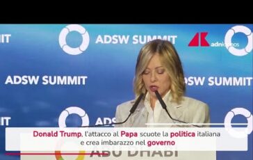 Donald Trump lattacco al Papa scuote la politica italiana 364x230