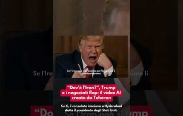 Dove lIran Trump e i negoziati flop il video AI creato da Teheran 364x230