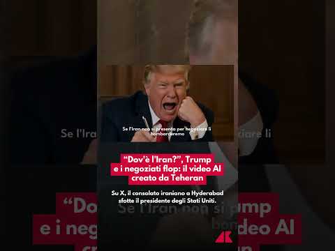 “Dov'è l’Iran?”, Trump e i negoziati flop: il video AI creato da Teheran