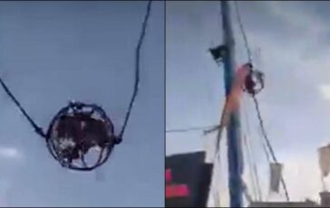 Incidente al luna park di Siviglia il cavo si spezza la cabina precipita 364x230