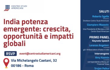 india potenza emergente evento a roma su crescita opportunita e impatti globali 2