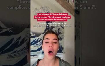 Lex violento di Chiara Balistreri torna a casa Se mi succede qualcosa mi avrete sulla coscienza 364x230