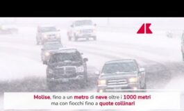 Maltempo Abruzzo e Molise sommersi di neve e ancora allerta rossa in tre Regioni 265x160
