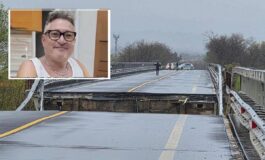 Maltempo in corso le ricerche dellauto precipitata dal ponte crollato sul Trigno 265x160