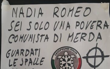 Manifesto di CasaPound con minacce a deputata Romeo Braga Pd Condanna sia unanime 364x230