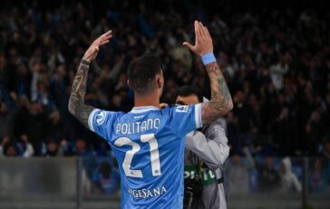 Napoli secondo in classifica Milan battuto 1 0 decide Politano 364x230