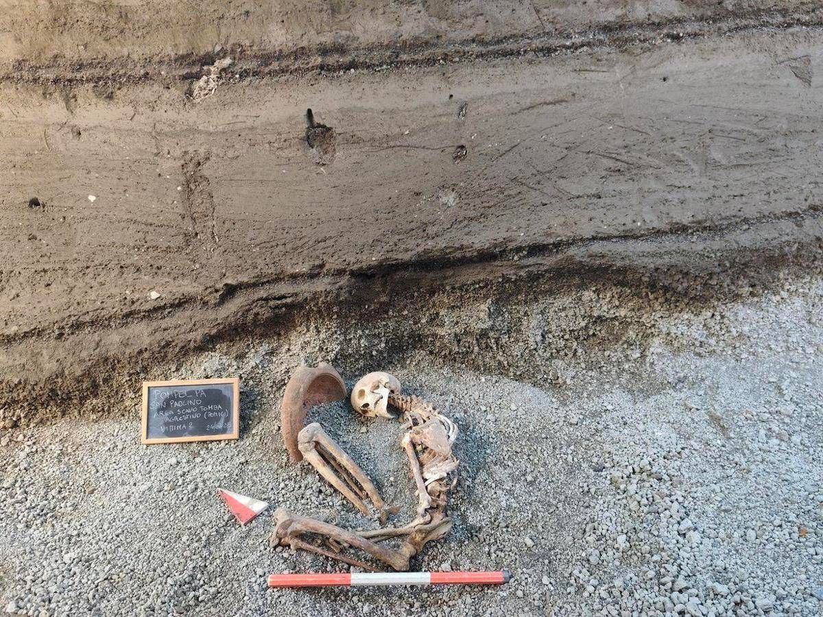 Nuovi ritrovamenti a Pompei, due uomini in fuga dall’eruzione del 79 d.C.