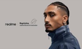 Raphinha e il nuovo ambassador globale di realme 265x160