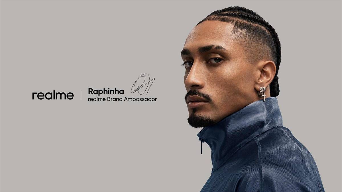 Raphinha è il nuovo ambassador globale di realme
