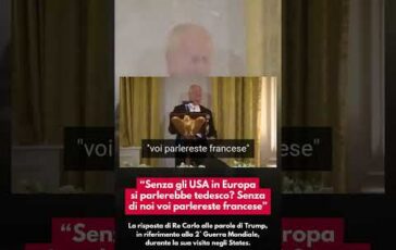 Re Carlo e la battuta a Trump Parli inglese grazie a noi 364x230