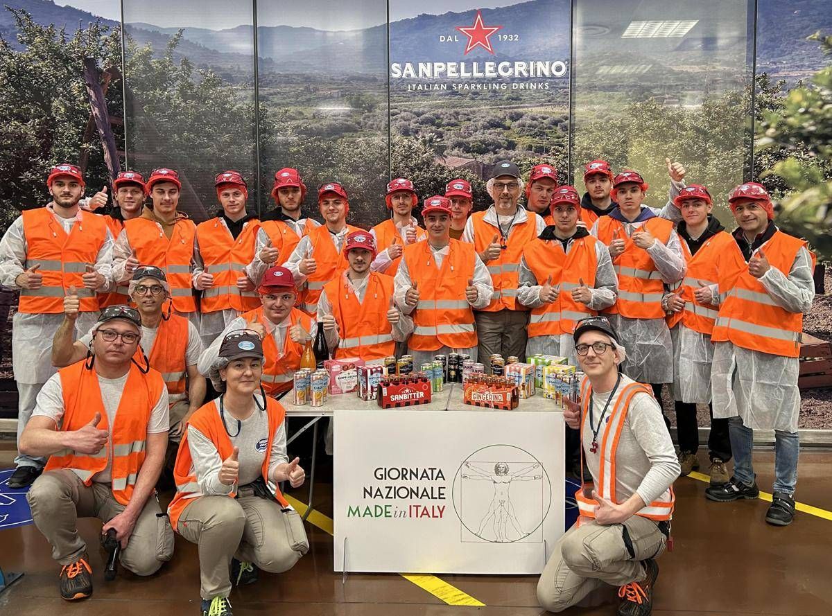 Sanpellegrino celebra il Made in Italy aprendo alle scuole porte stabilimento di San Giorgio in Bosco