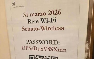 Senato nella password Wi Fi ce la parola Dux. Fonti Generate in modo casuale 364x230