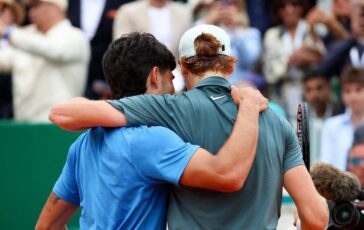 Sinner Mi auguro presto Alcaraz in campo spero gia a Roma 364x230