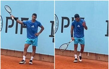 Sinner allenamento a Madrid e Cerundolo. si infuria 364x230