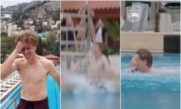 Sinner festa a Montecarlo con. tuffo in piscina 265x160