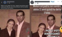 Sul web foto Meloni con il padre Squarta FdI E falso quelluomo sono io 265x160