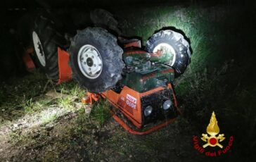 Trattore si ribalta nel chietino 69enne muore schiacciato ﻿ 364x230