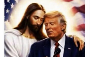 trump abbracciato a gesu il post e la nuova polemica 2