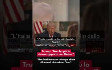 trump ancora contro meloni non abbiamo piu lo stesso rapporto 2