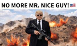 Trump fucile in mano e messaggio allIran Il Bravo ragazzo non ce piu 265x160