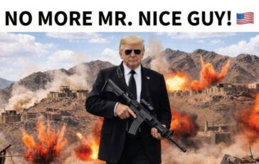 Trump fucile in mano e messaggio allIran Il Bravo ragazzo non ce piu 364x230