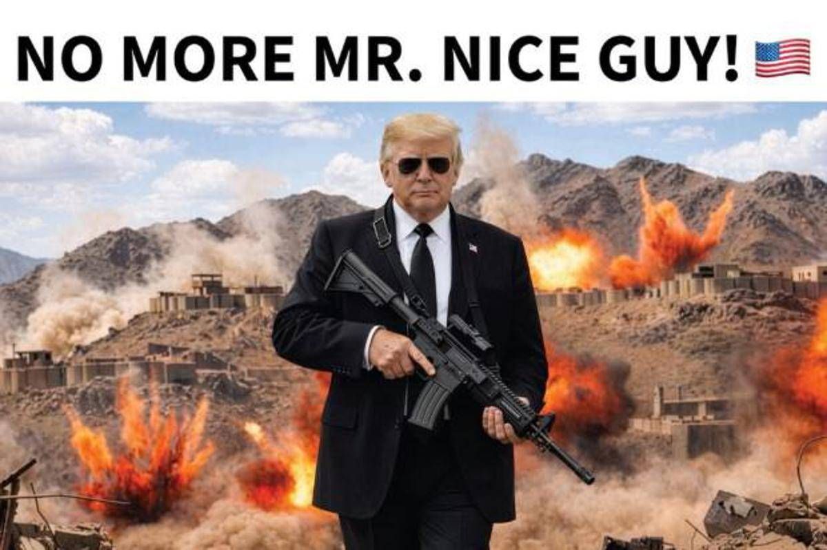 Trump, fucile in mano e messaggio all’Iran: "Il Bravo ragazzo non c'è più"