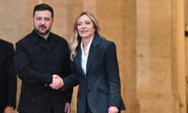 Ucraina incontro Meloni Zelensky Italia interessata a produzione congiunta droni 265x160