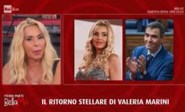 Valeria Marini e la chat con Sanchez Io gli ho scritto. Ha risposto No 265x160