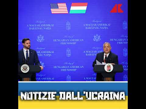 Vance: “Su Ucraina delusi da Europa. Bene Meloni e Orbán” - Notizie dall'Ucraina podcast, Adnkronos