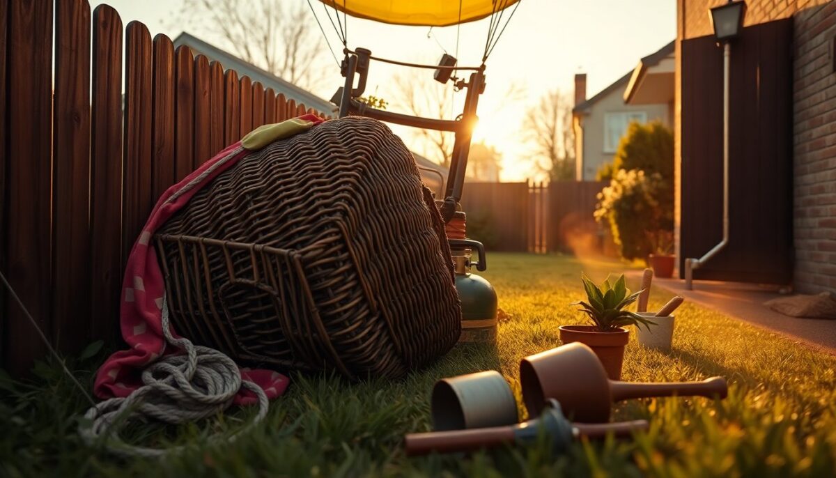 Atterraggio di emergenza: mongolfiera finisce in un piccolo giardino a Temecula