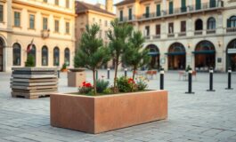 Bolzano sostituisce i New Jersey con fioriere in porfido per sicurezza e decoro