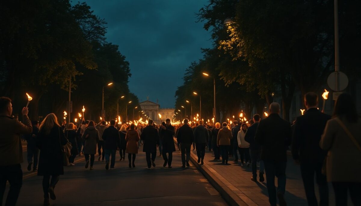 Commemorazione di Sergio Ramelli a Milano: il corteo dell’estrema destra tra fiaccole e tensioni