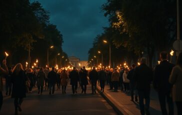 Commemorazione di Sergio Ramelli a Milano: il corteo dell’estrema destra tra fiaccole e tensioni