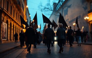 Corteo per Sergio Ramelli a Milano: fiamme, bandiere e il rito del "presente"