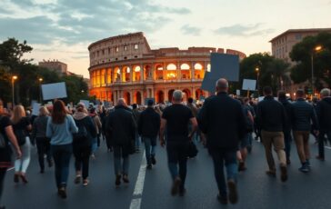 Da presidio a corteo: la Flotilla provoca mobilitazioni a Roma e Bari