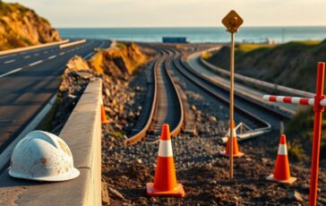Frana a Petacciato: chiusura dell'A14 e stop ai treni lungo la costa