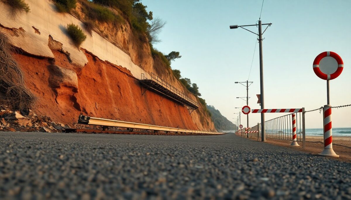 Frana storica sul litorale molisano: A14 chiusa e treni sospesi tra Termoli e Montenero