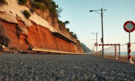Frana storica sul litorale molisano: A14 chiusa e treni sospesi tra Termoli e Montenero