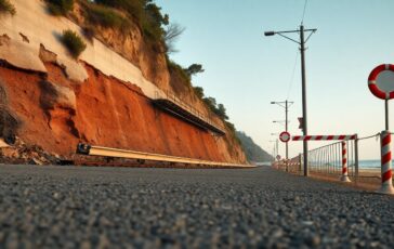 Frana storica sul litorale molisano: A14 chiusa e treni sospesi tra Termoli e Montenero