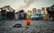 Incendio e fuga in auto al campo rom in Via dei Gordiani: quattro arresti